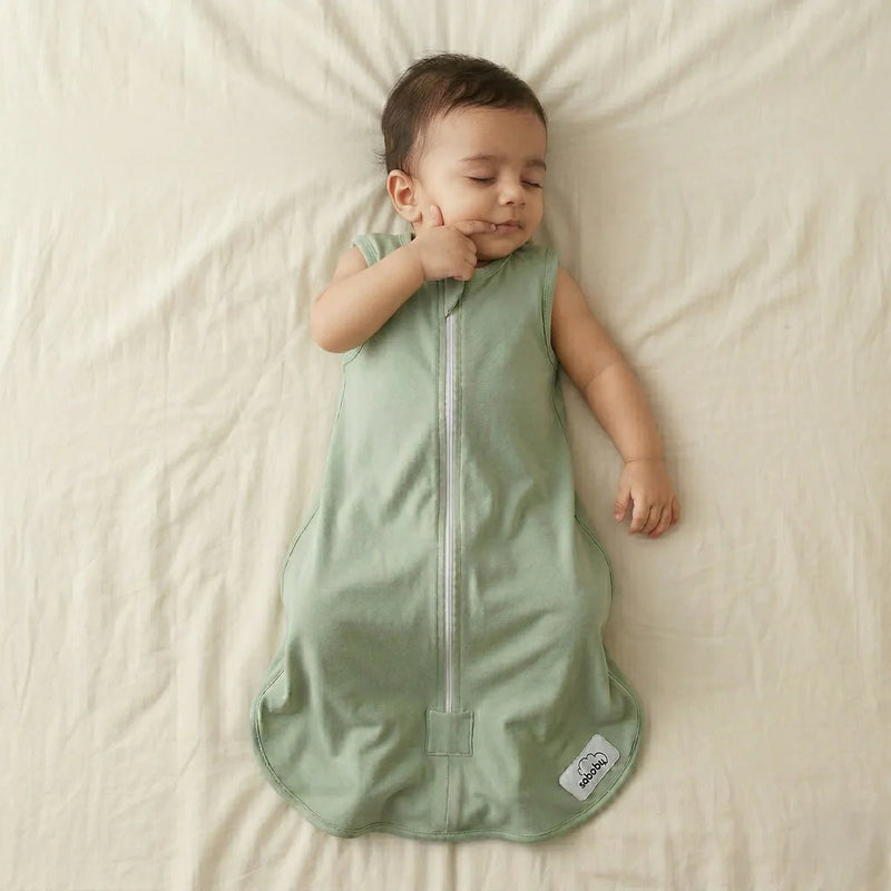 Meadow Hush Green | Sobabu Classic Sleepsack – Breathable Wearable Sleep Sack Blanket & Sleeping Bag for Babies - Sobabu