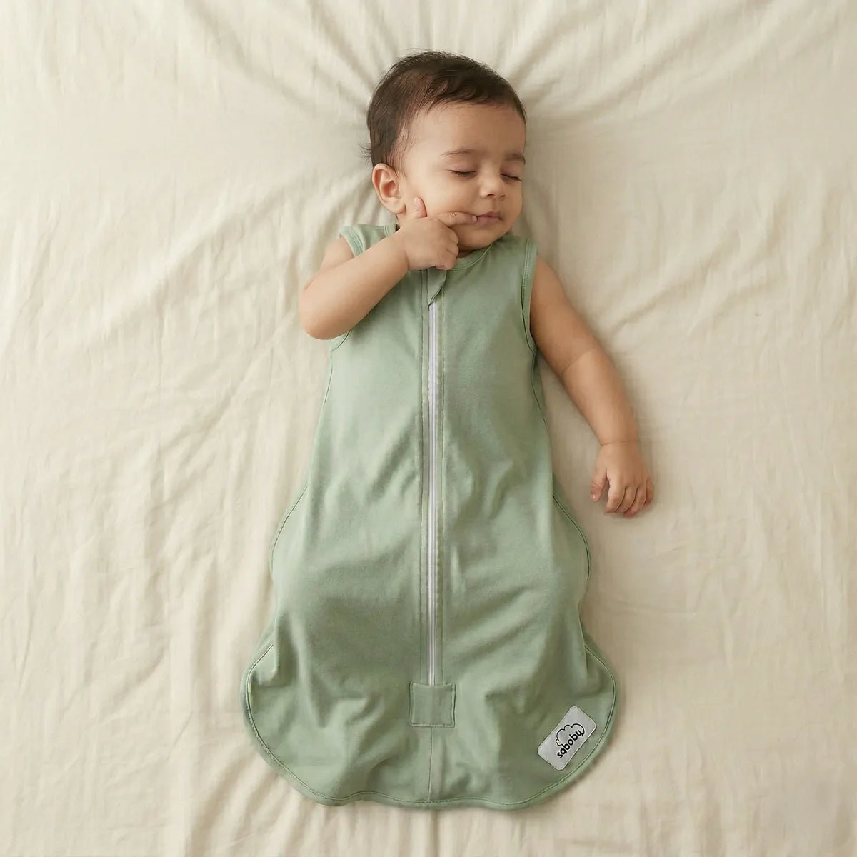 Meadow Hush Green | Sobabu Classic Sleepsack – Breathable Wearable Sleep Sack Blanket & Sleeping Bag for Babies - Sobabu